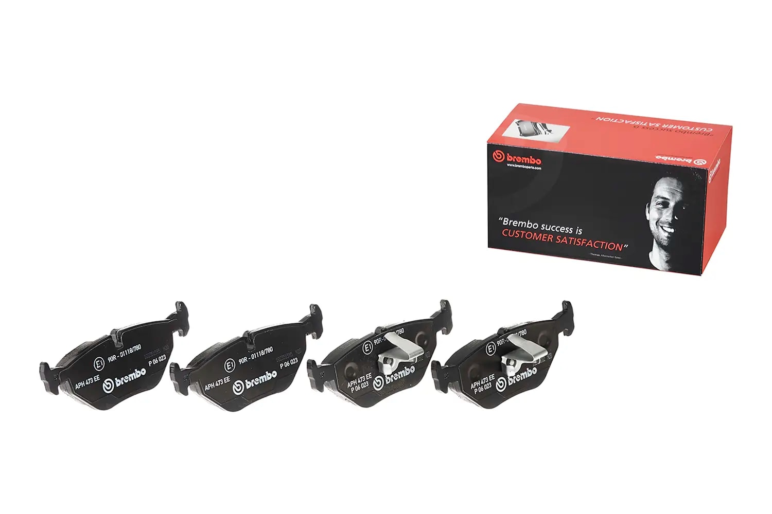 Pastilha Brembo P06023 — foto oficial 1 do catálogo Brembo