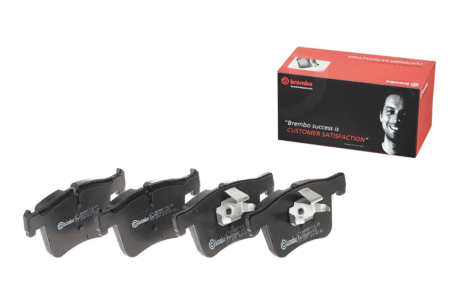 Pastilha Brembo P06075 — foto oficial 1 do catálogo Brembo