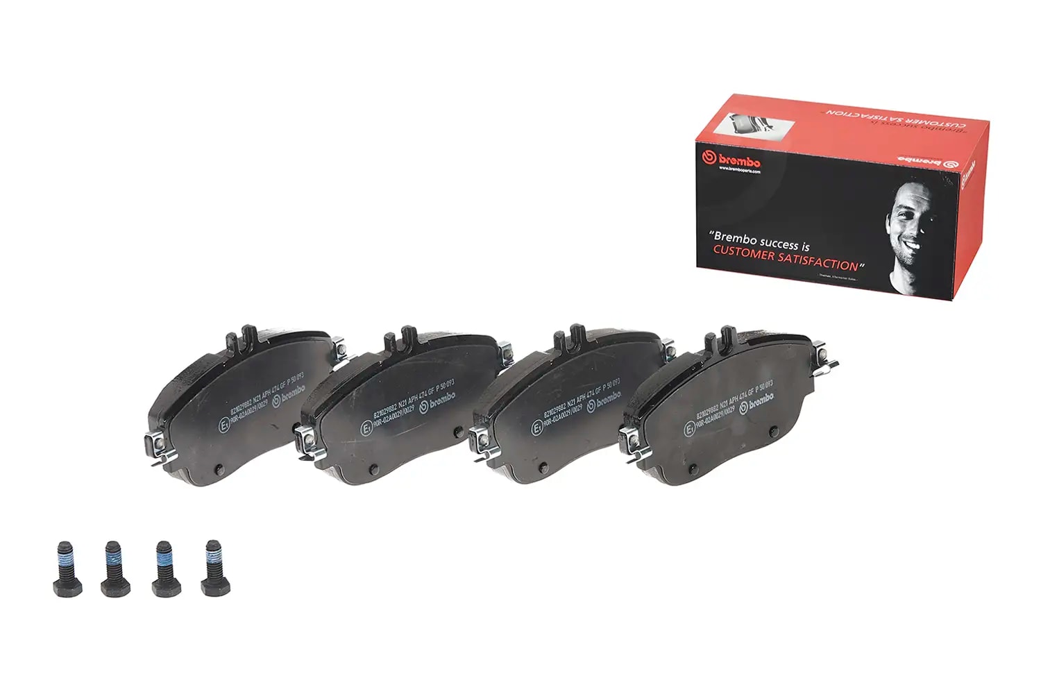 Pastilha Brembo P50093 — foto oficial 1 do catálogo Brembo