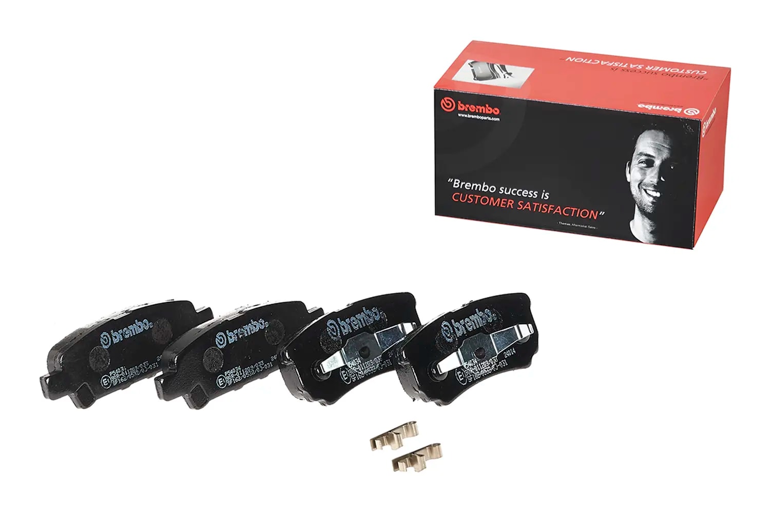 Pastilha Brembo P54034 — foto oficial 1 do catálogo Brembo
