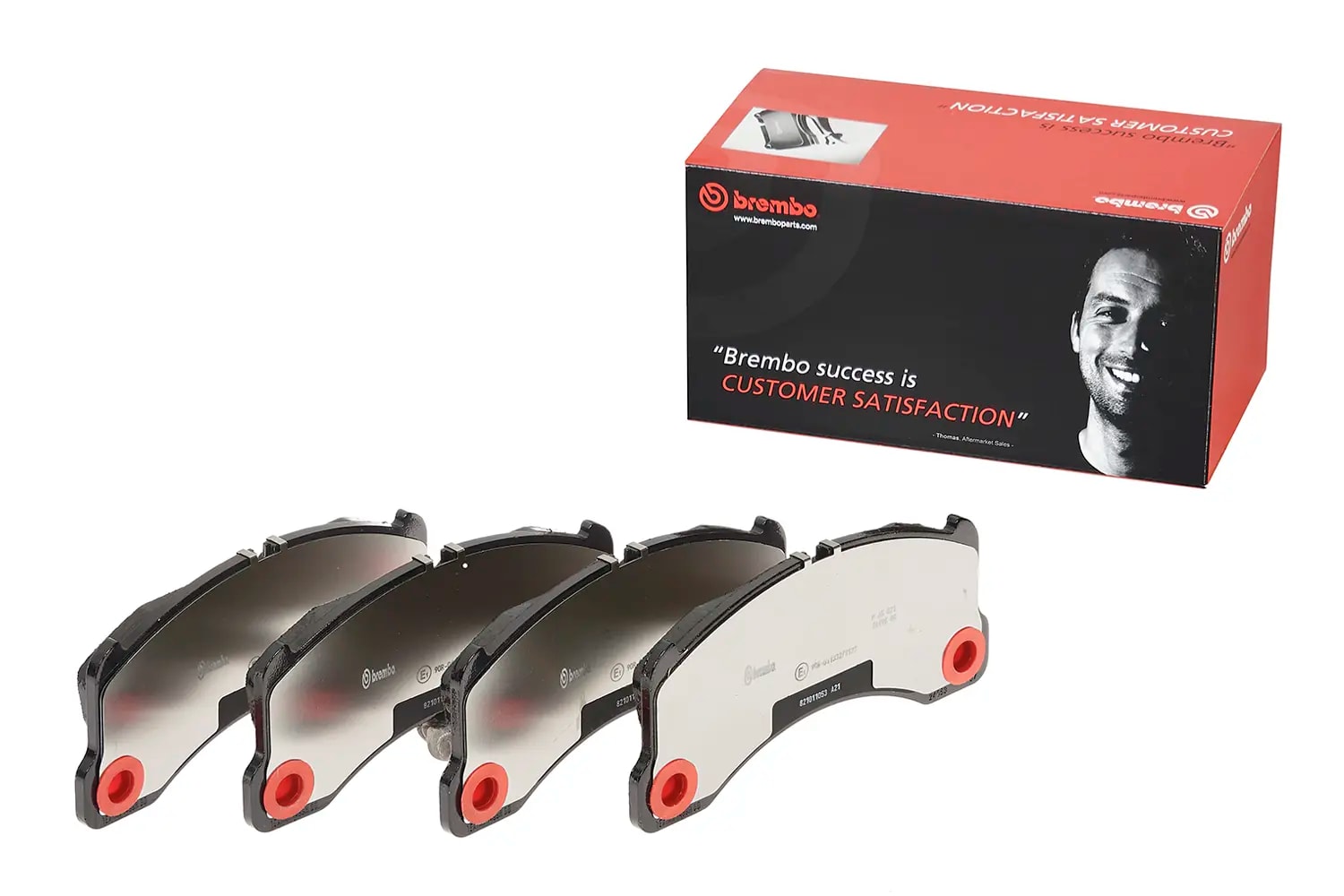 Pastilha Brembo P65021 — foto oficial 1 do catálogo Brembo