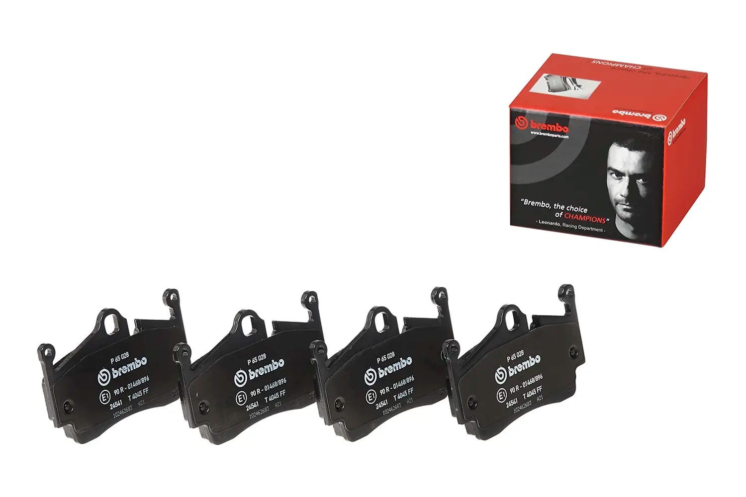 Pastilha Brembo P65028 — foto oficial 1 do catálogo Brembo