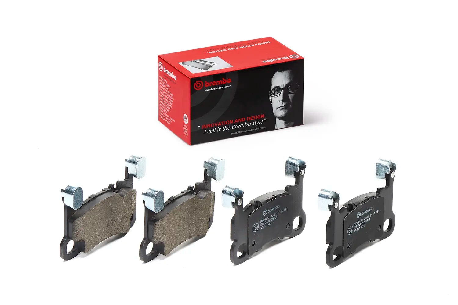 Pastilha Brembo P65050 — foto oficial 1 do catálogo Brembo