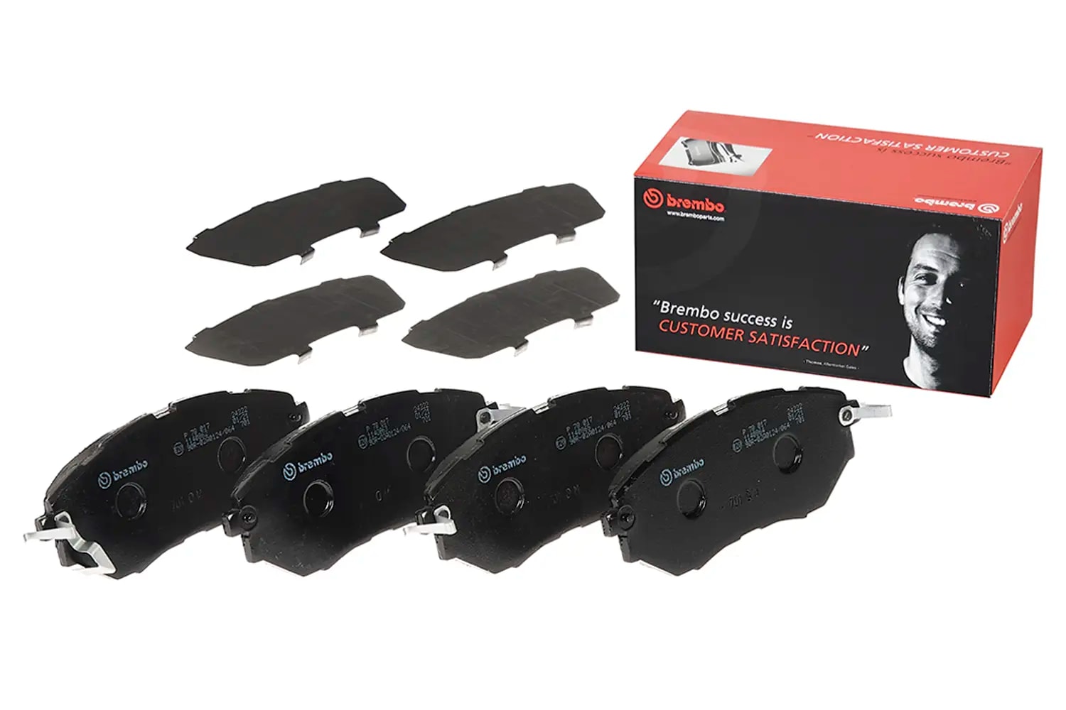 Pastilha Brembo P78017 — foto oficial 1 do catálogo Brembo