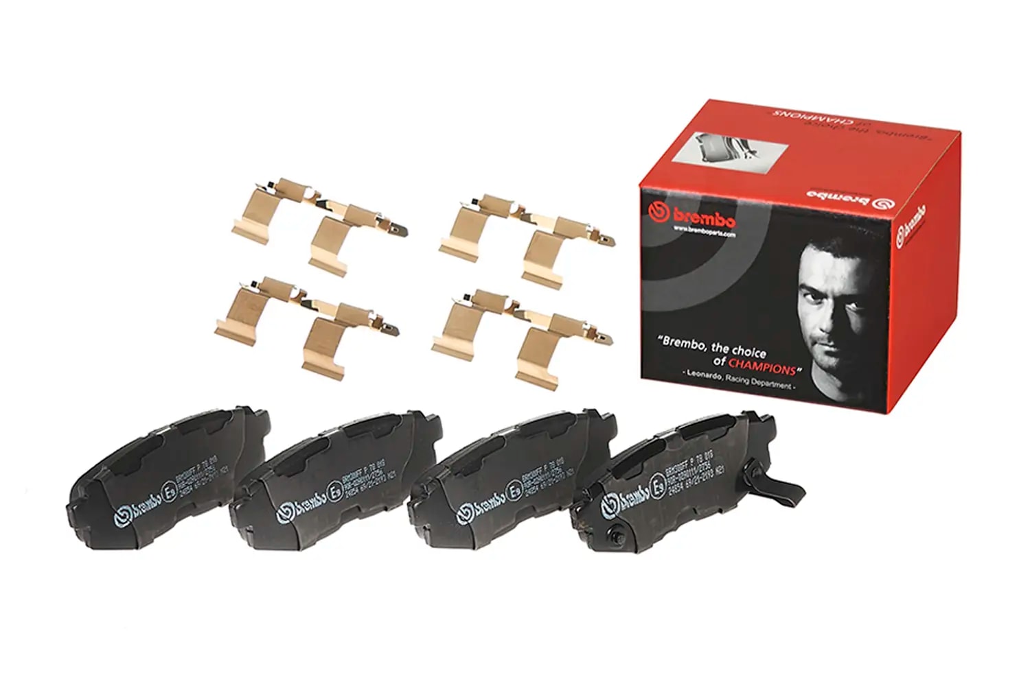 Pastilha Brembo P78018 — foto oficial 1 do catálogo Brembo