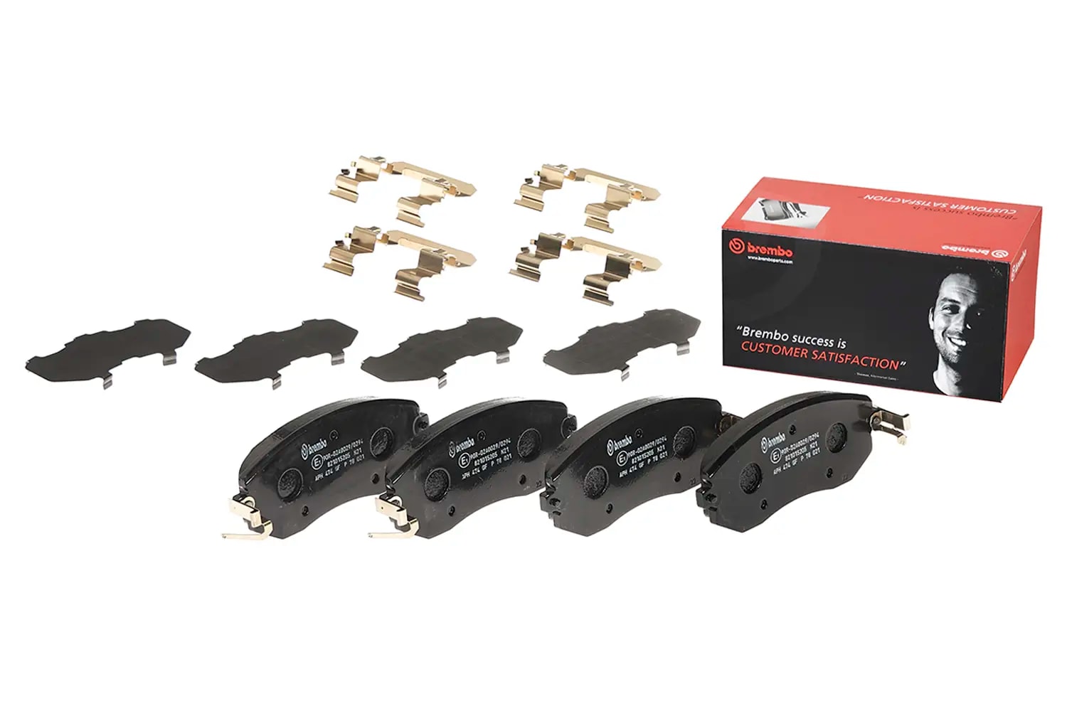 Pastilha Brembo P78021 — foto oficial 1 do catálogo Brembo