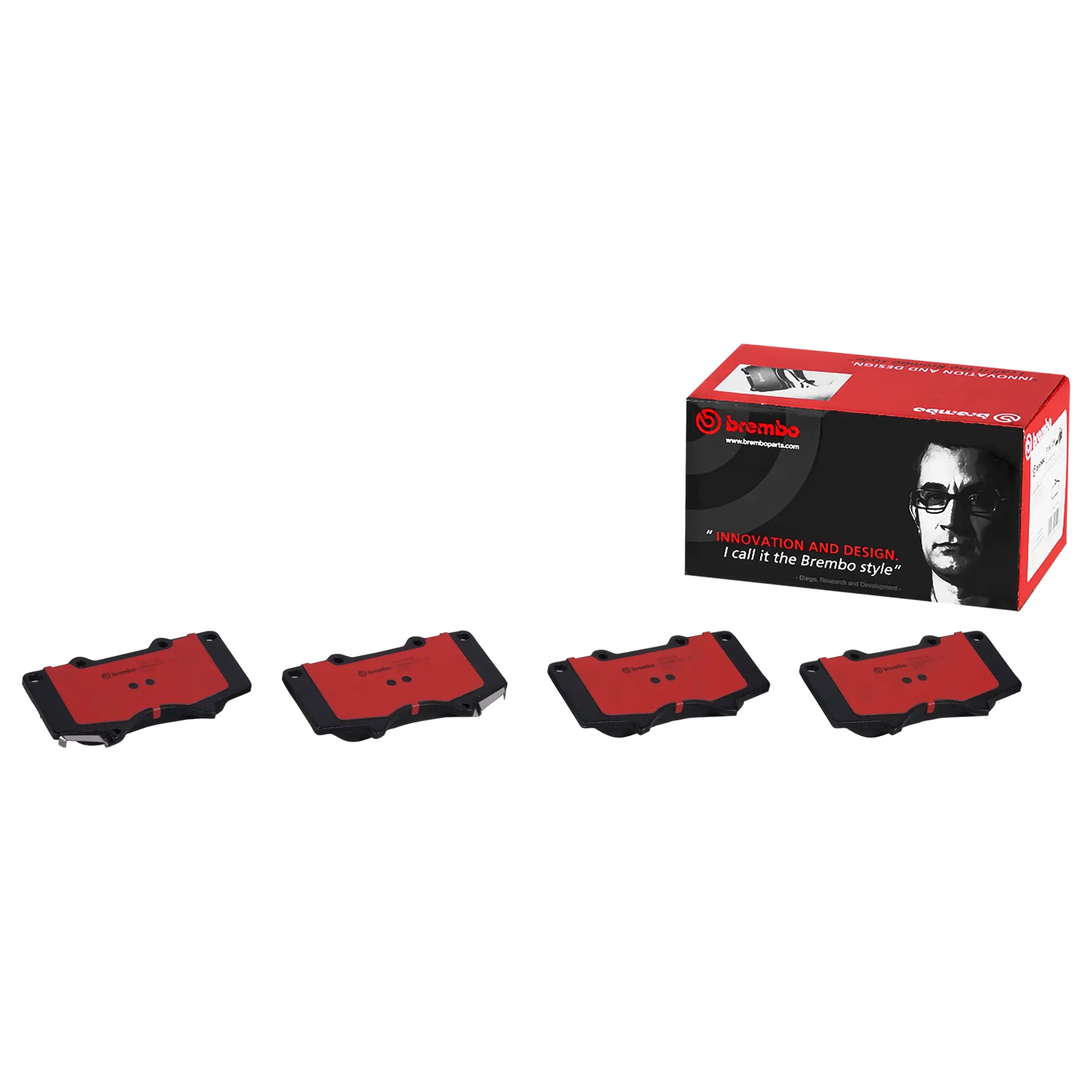 Pastilha Brembo P83102N — foto oficial 1 do catálogo Brembo