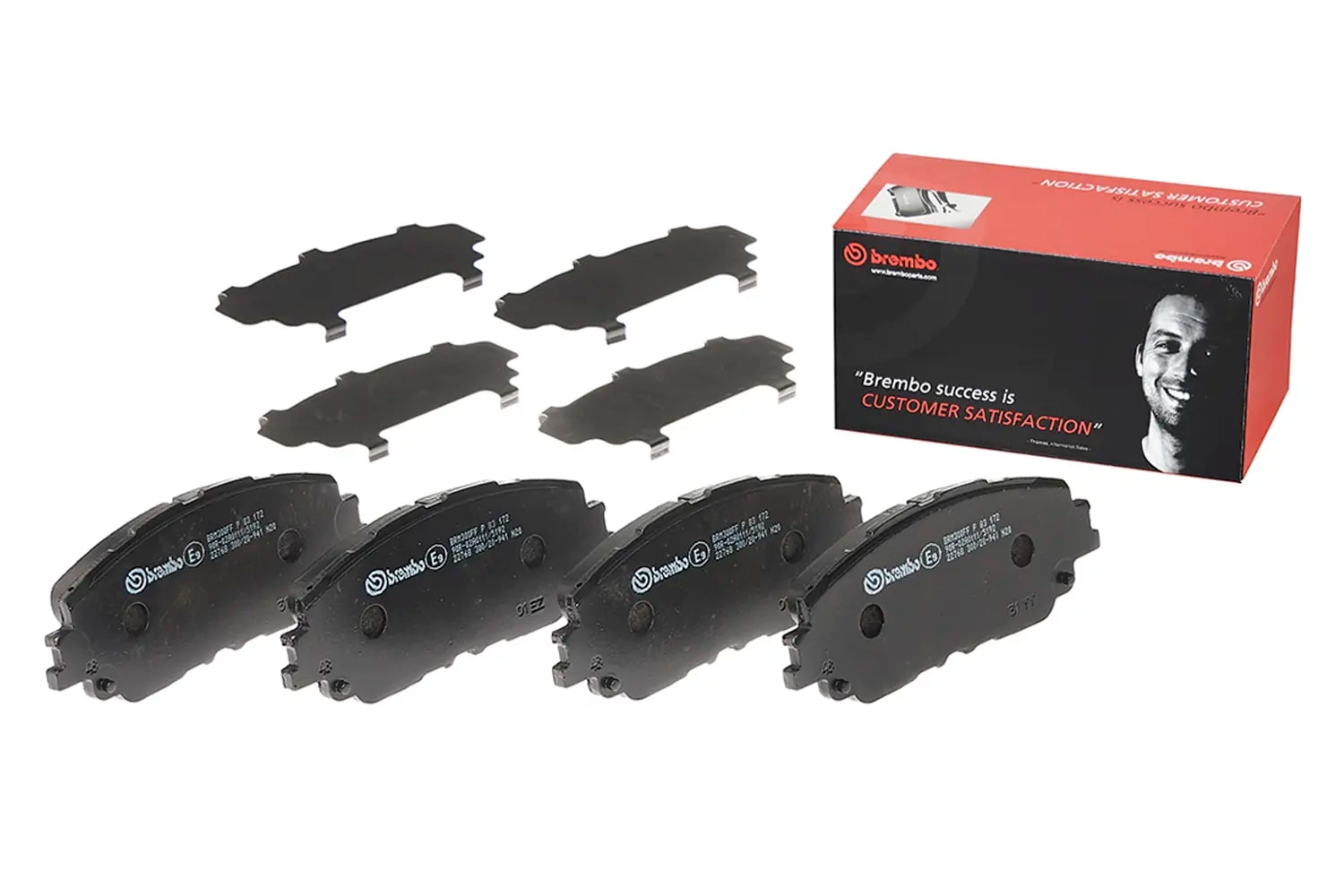 Pastilha Brembo P83172 — foto oficial 1 do catálogo Brembo