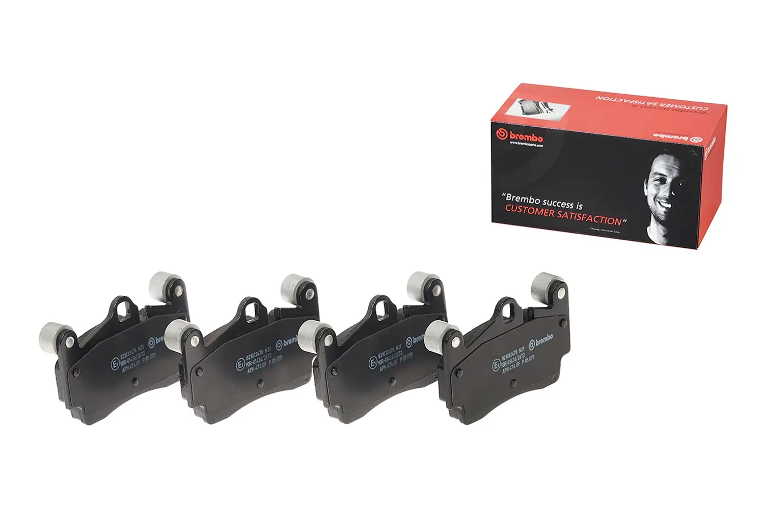 Pastilha Brembo P85070 — foto oficial 1 do catálogo Brembo