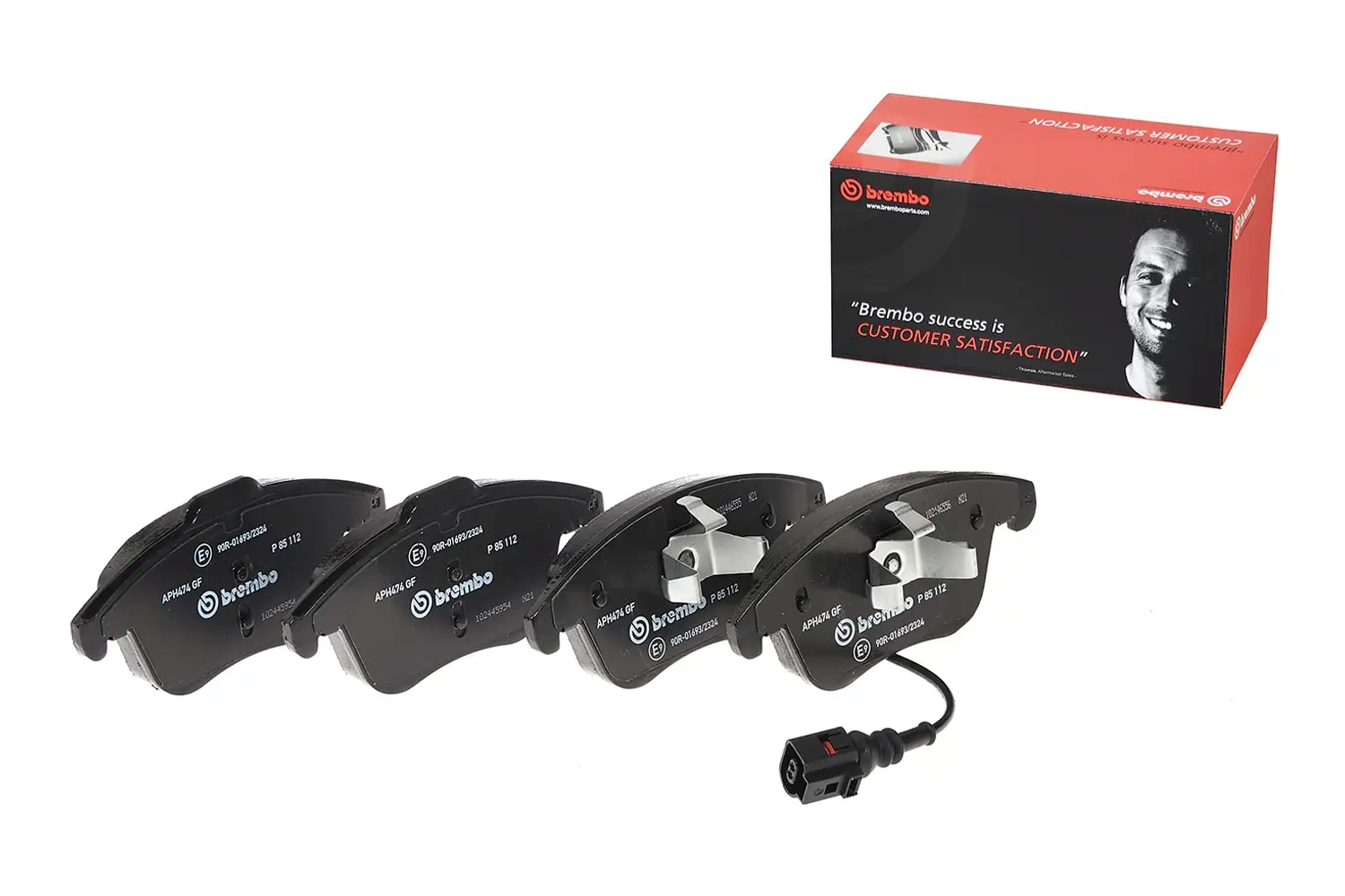 Pastilha Brembo P85112 — foto oficial 1 do catálogo Brembo