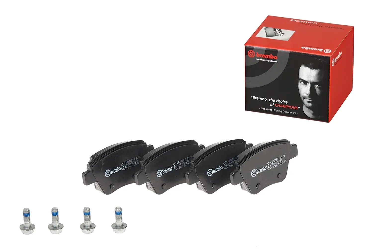 Pastilha Brembo P85114 — foto oficial 1 do catálogo Brembo