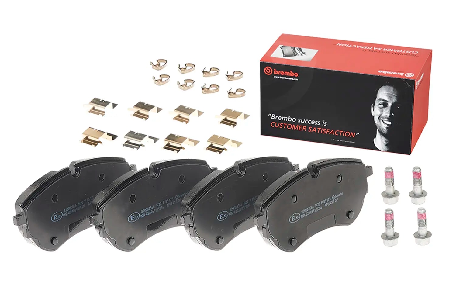 Pastilha Brembo P85173 — foto oficial 1 do catálogo Brembo