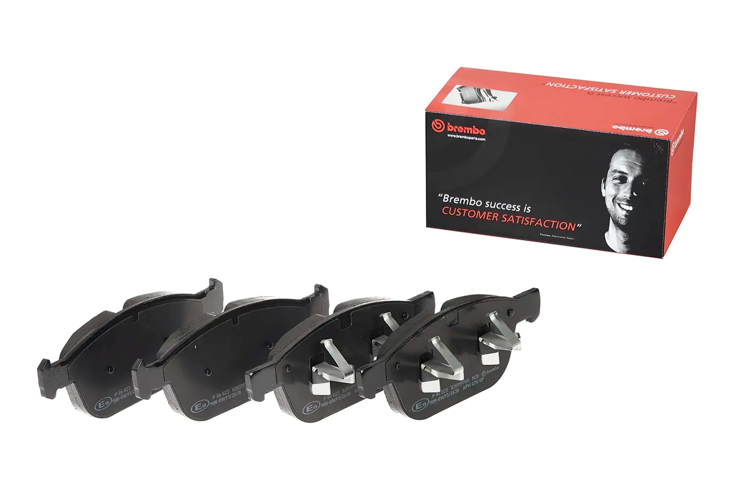 Pastilha Brembo P86023 — foto oficial 1 do catálogo Brembo