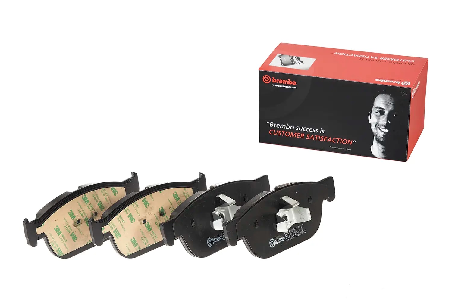 Pastilha Brembo P86027 — foto oficial 1 do catálogo Brembo