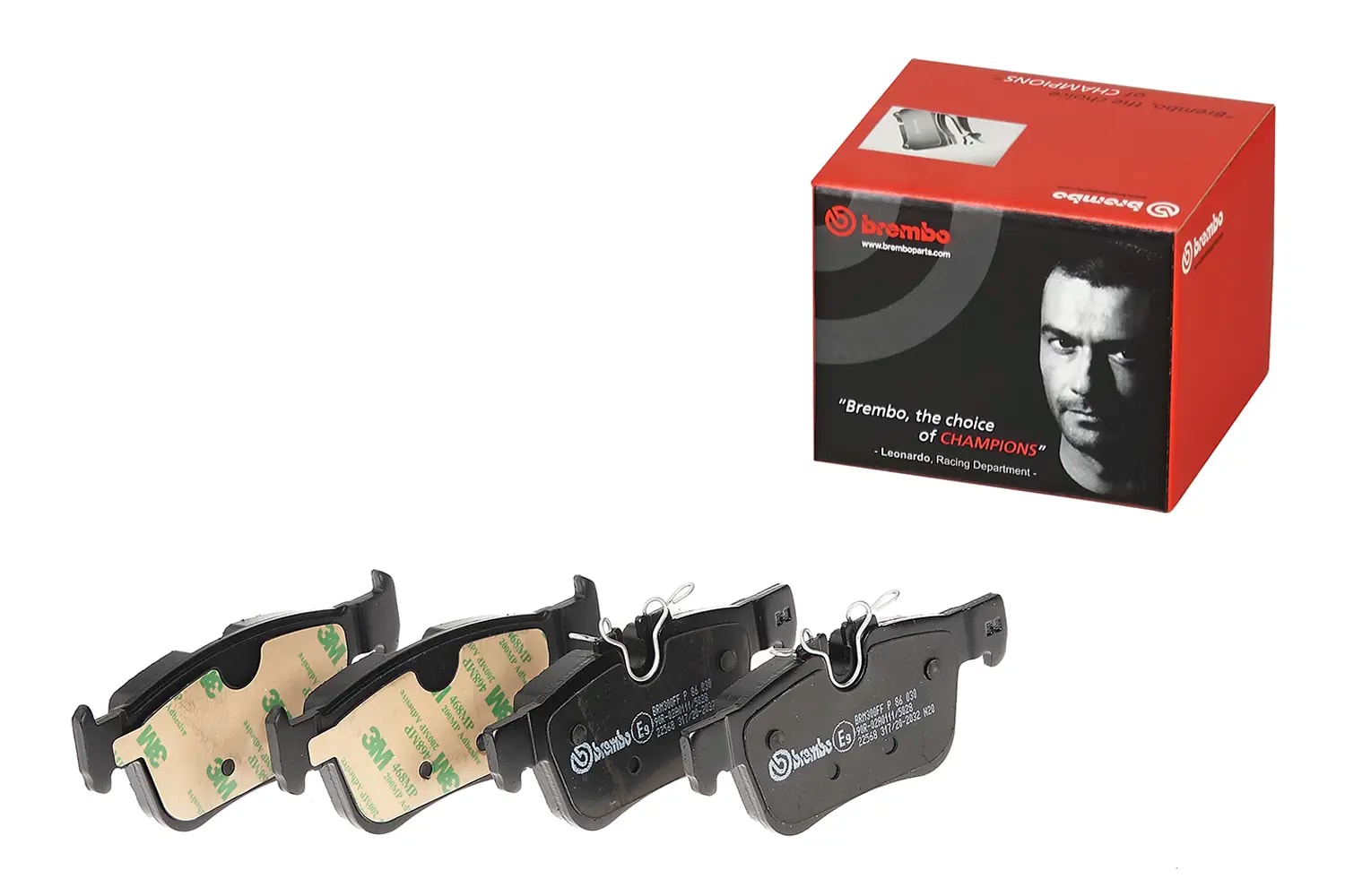 Pastilha Brembo P86030 — foto oficial 1 do catálogo Brembo