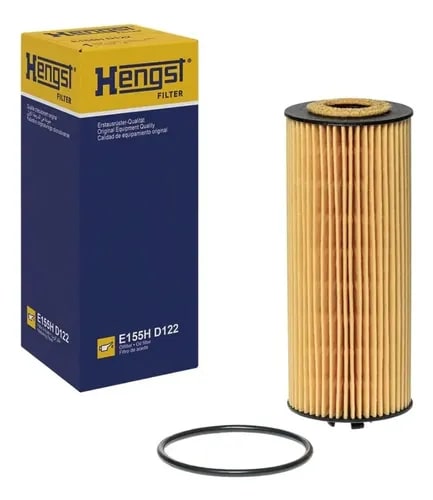 Filtro de Óleo Hengst E155HD122 — foto oficial Hengst E155HD122