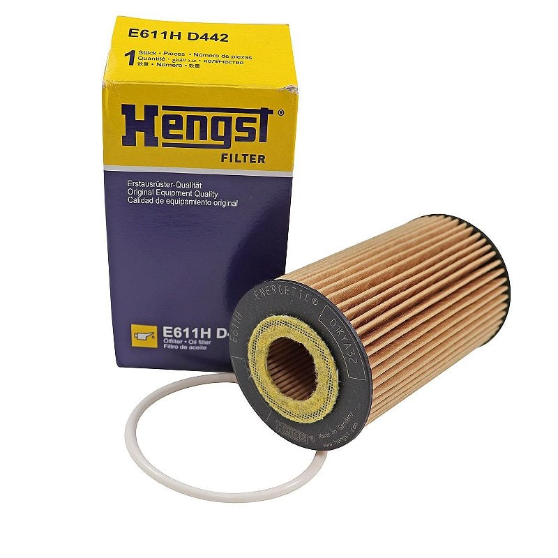 Filtro de Óleo Hengst E611HD442 — foto oficial Hengst E611HD442