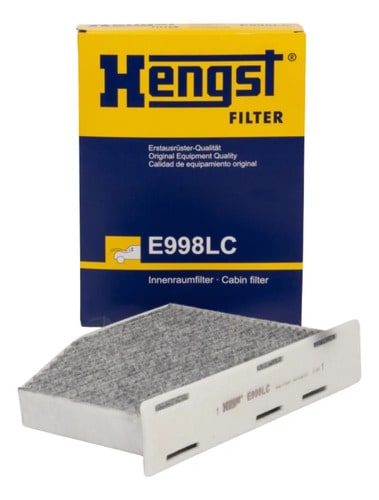 Filtro de Cabine Hengst Audi e Seat E998LC — foto oficial Hengst E998LC